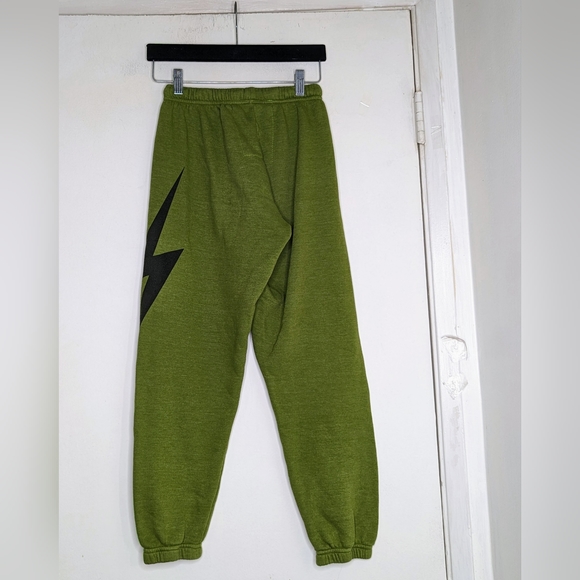 Aviator Nation Pants - Aviator Nation BOLT ⚡ Sweatpant in Wheatgrass